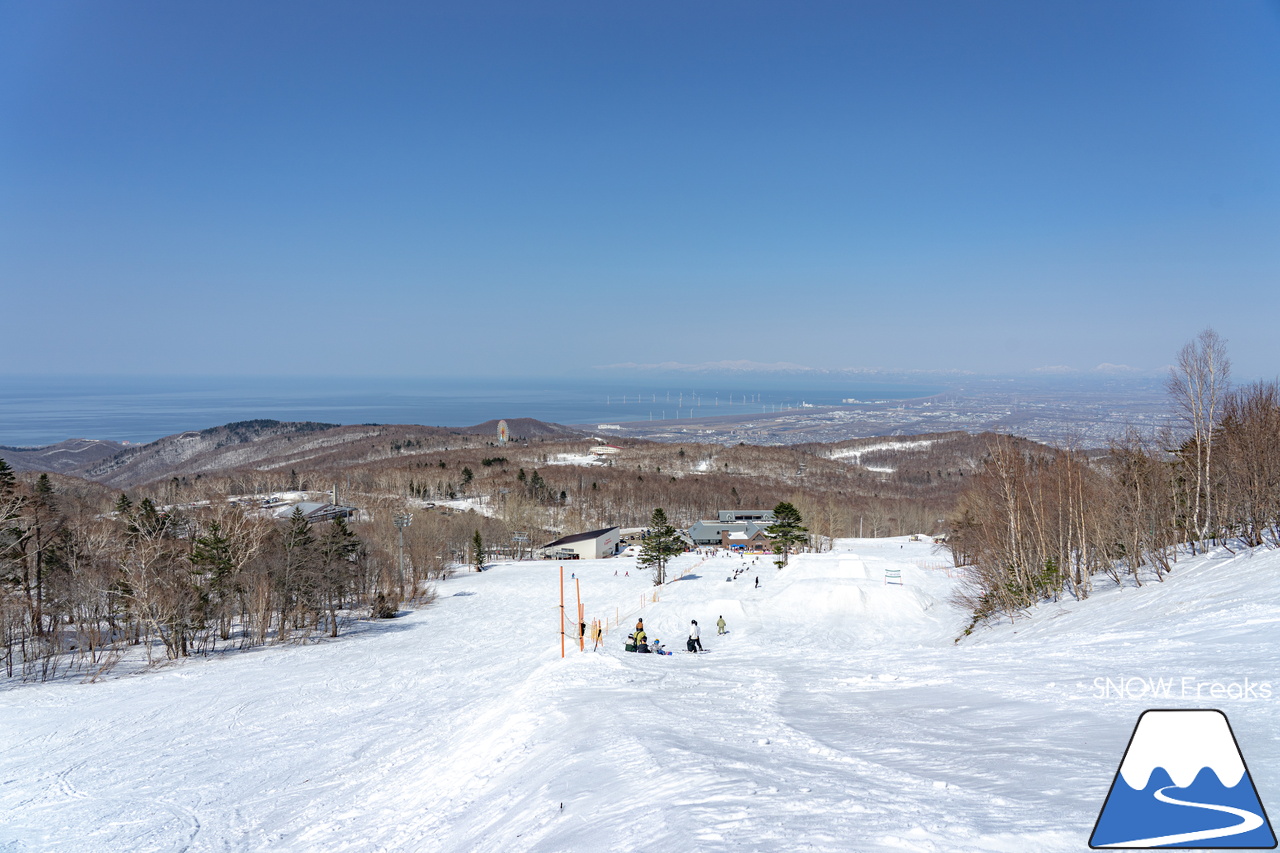 サッポロテイネ｜ついに…本格的な春シーズンが到来！ザクザク雪で凸凹な急斜面が楽しすぎる♪